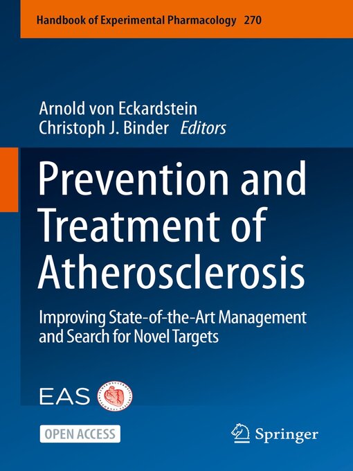 Title details for Prevention and Treatment of Atherosclerosis by Arnold von Eckardstein - Available